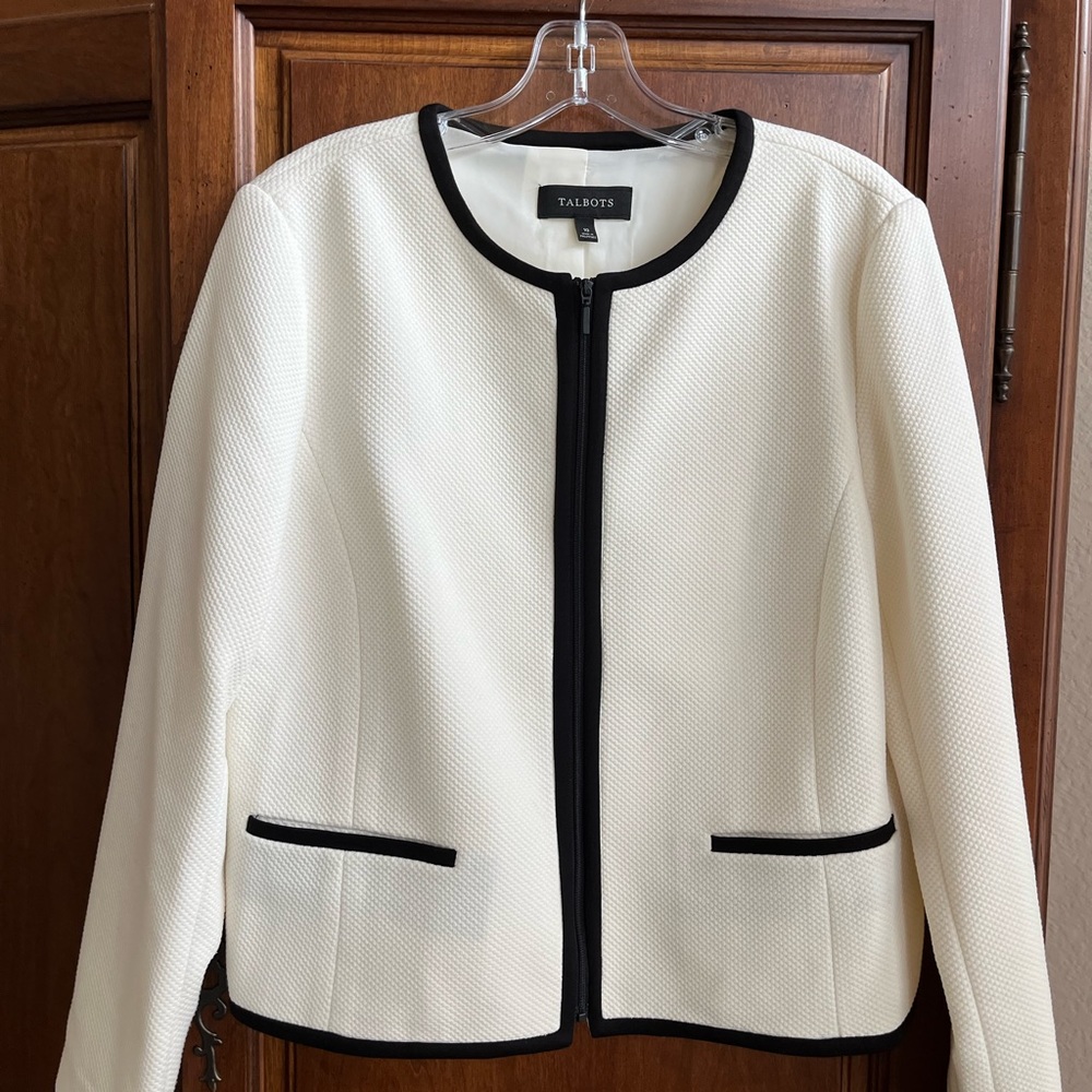 Black & White Blazer Jacket